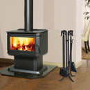 5 Pieces Fireplace Iron Standing Tools Set