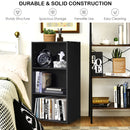 3-Tier Cube Bookcase with Adjustable Shelves for Home Office-Natural