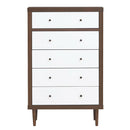 Antique-Style Free-Standing Dresser with 5 Drawers