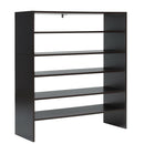 3 Pieces 31-Inch Stackable Multi-Shape Shoe Rack