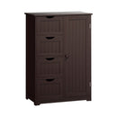 Standing Indoor Wooden Cabinet with 4 Drawers