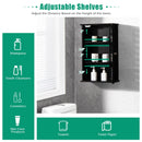 Wall Mount Medicine Cabinet Multifunction Storage Organizer