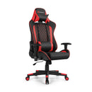 Massage Gaming Chair with Lumbar Support and Headrest