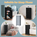 Wooden Storage Free-Standing Floor Cabinet with Drawer and Shelf