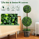 36 Inch Artificial Double Ball Tree Indoor and Outdoor UV Protection