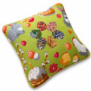 Set of 2 Easter Eggs with Bunny, Chicks and Willow Tree Throw Pillow Covers