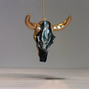 Rustic Skull Charm - Tumbler Handle Charm