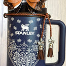 Lariat Luxe - Leather Tumbler Collar *Limited Edition*