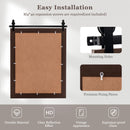 30 x 22 Inch Wall Mount Mirror with Wood Frame