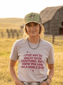 I May Not Be Great With Fractions Graphic Tee