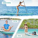 10.5 ft Inflatable Stand Up Paddle Board Surfboard with Aluminum Paddle Pump
