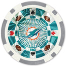 Miami Dolphins 20 Piece Poker Chips