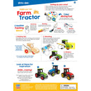 Farm Tractor Wood Craft & Paint Kit