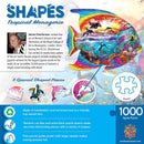 Shapes - Tropical Menagerie 1000 Piece Shaped Jigsaw Puzzle