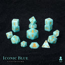 Kraken Dice - Iconic Blue: Everlasting 14pc Polyhedral Dice Set