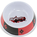 PBWL1-MLM-7.5-JKCL Single Melamine Pet Bowl - 7 5 (16oz) - Harley Quinn Diamon Icon + Diamonds