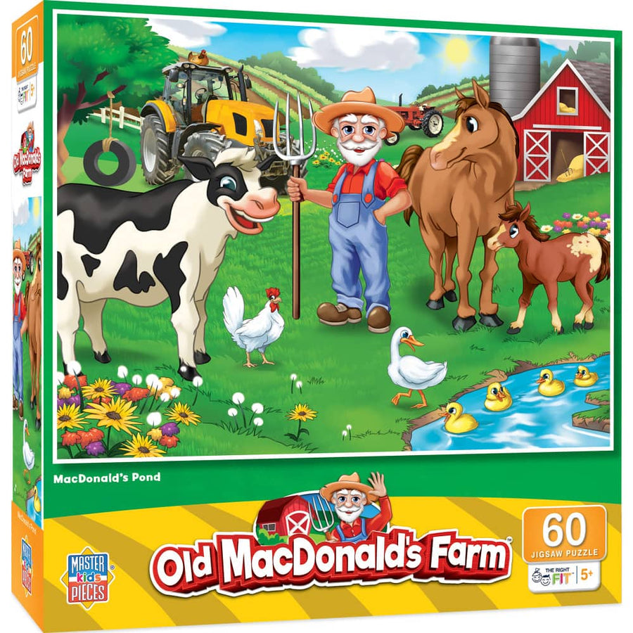 Old MacDonald's Farm - MacDonald's Pond 60 Piece Jigsaw Puzzle