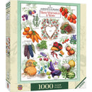 Farmer's Almanac - Fruits, Vegetables, & Herbs 1000 Piece Jigsaw Puzzle