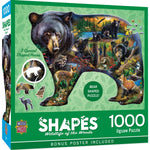 Shapes - Wildlife of the Woods 1000 Piece Shaped Jigsaw Puzzle