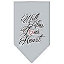 Pet and Dog Bandana Screen Printed, "Well Bless Your Heart"
