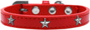 Dog, Puppy & Pet Widget Fashion Collar, "Silver Star"