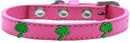 Dog, Puppy & Pet Widget Fashion  Collar, "Green Palm Tree"