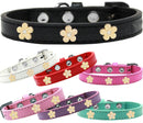 Dog, Puppy & Pet Widget Collar, "Gold Flower"