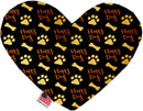 Pet and Dog Plush Heart or Bone Toy, "Fall Harvest Group" (Available in different sizes, and 12 different pattern options!)