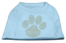 Pet Dog & Cat Shirt Rhinestone, "Gold Paw"