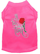 Pet Dog & Cat Shirt Screen Printed, "Timeless Tale"