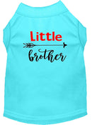Pet Dog & Cat Shirt Screen Printed, "Little Brother"