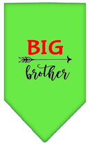 Pet and Dog Bandana Screen Printed, "Big Brother"
