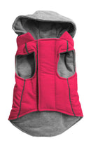 Pet Dog & Cat Reversible Hooded Coat Blank, Plain