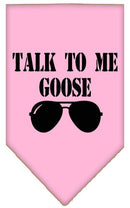 Pet and Dog Bandana Screen Printed, "Talk To Me Goose"