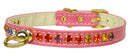 Dog, Puppy & Pet Collar, "#26 One Row Confetti Crystal Jewelry Set"