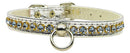 Dog, Puppy & Pet Collar, "Petite Rhinestone"