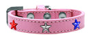 Dog, Puppy and Pet Widget Fashion Collar, "Red, White & Blue Stars"