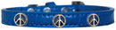 Dog, Puppy & Pet Designer Croc Widget Collar, "Peace Sign"