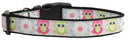 Pet Dog & Cat Nylon Collar or Leash, "Sweet As Sugar Owls"