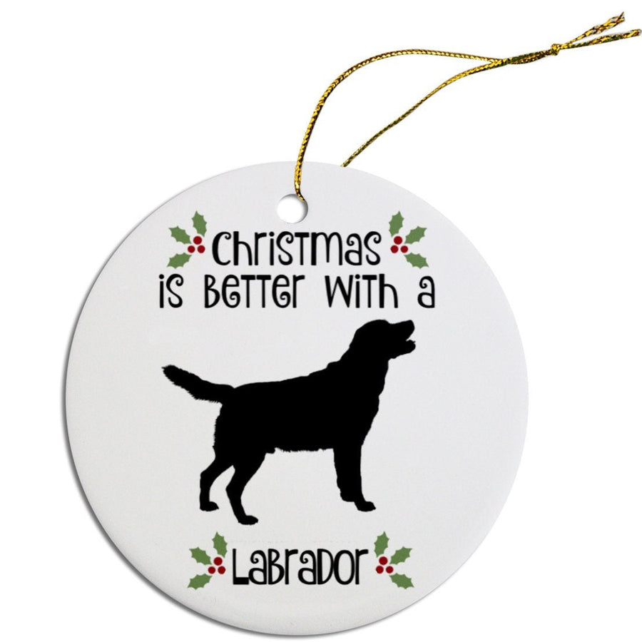 Christmas is Better with a Labrador Christmas Tree Ornament