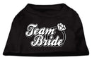 Pet Dog & Cat Shirt Screen Printed, "Team Bride"