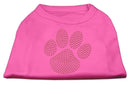 Pet Dog & Cat Shirt Rhinestone, "Orange Paw"