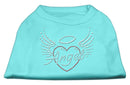Pet Dog & Cat Shirt Rhinestone, "Angel Heart"