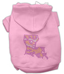 Pet, Dog & Cat Hoodie Rhinestone, "Louisiana"