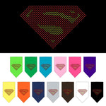 Pet and Dog Bandana Rhinestone, "Super"