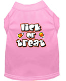 Halloween Pet Dog & Cat Shirt Screen Printed, "Lick or Treat"