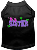 Pet Dog & Cat Shirt Screen Printed, "Big Sister"