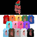 Christmas Pet Dog & Cat Shirt Screen Printed, "Big Elf"