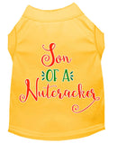 Christmas Pet Dog & Cat Shirt Screen Printed, "Son Of A Nutcracker"