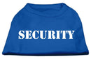 Pet Dog & Cat Shirt Screen Printed, "Security"